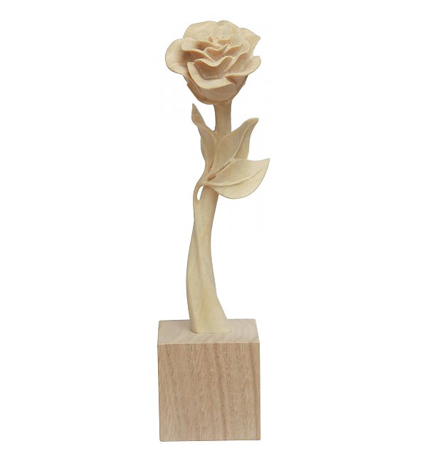 4840 - Rose aus Holz NATUR