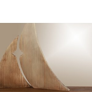 Krippenstall aus Holz Lineart