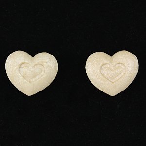3802 - Earrings heart in heart