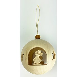 3650 - Christmastree ball praying Angel (with light)