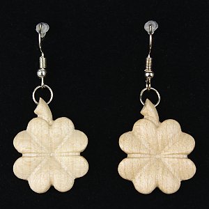 3811 - Earrings four clover hanging