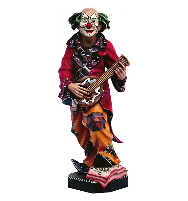 4320 - Clown with mandolin