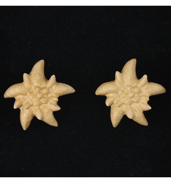 3806 - Earrings edelweiss KIRSCHEOEL
