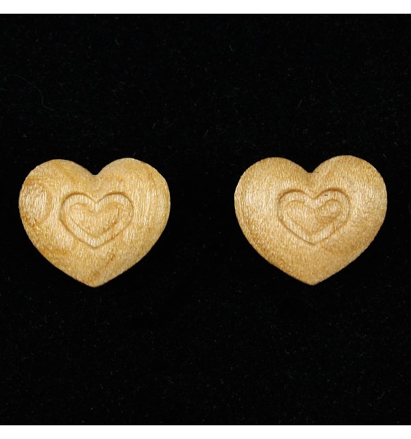 3802 - Earrings heart in heart KIRSCHEOEL