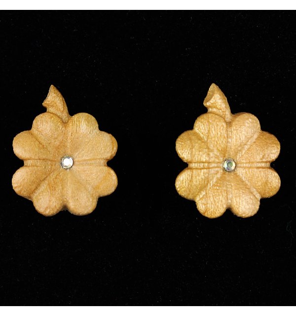 3801 - Earrings four clover (with box) KIRSCHE_KR