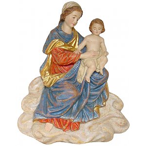 1130 - Virgin Mary on cloud (relief)