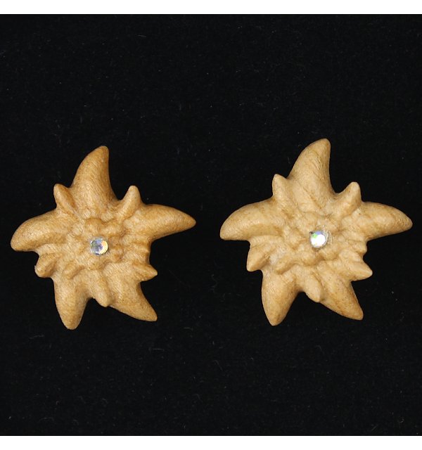 3806 - Orecchini stella alpina a perno KIRSCHE_KR