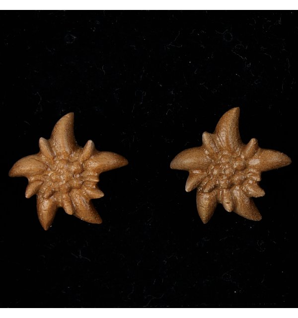 3806 - Orecchini stella alpina a perno NUSSOEL